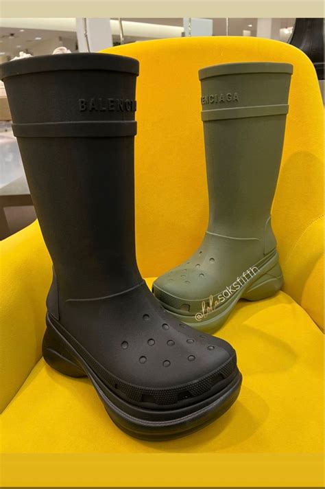 replica balenciaga croc boots|balenciaga crocs boots for sale.